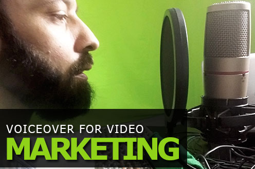Voiceover for marketing videos